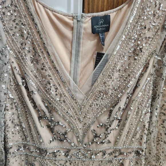 Adriana Papell beaded gown - Picture 5 of 9